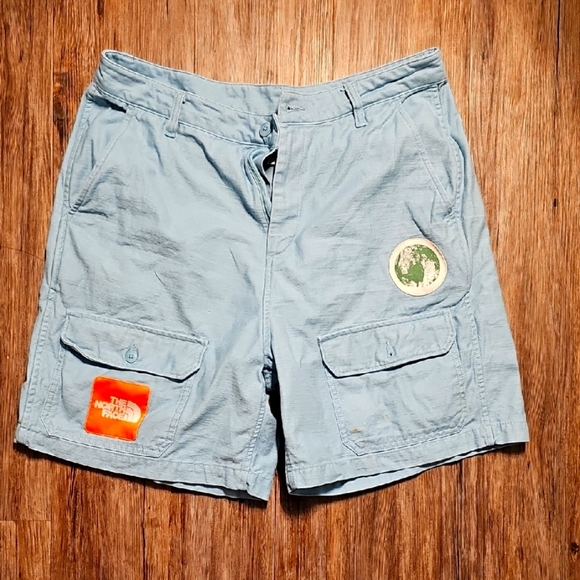 The North Face Other - Mens The North Face Blue Earth Day JNCO Style Cargo Shorts 34